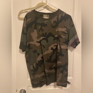 Camo Distressed Valentino Shirt
